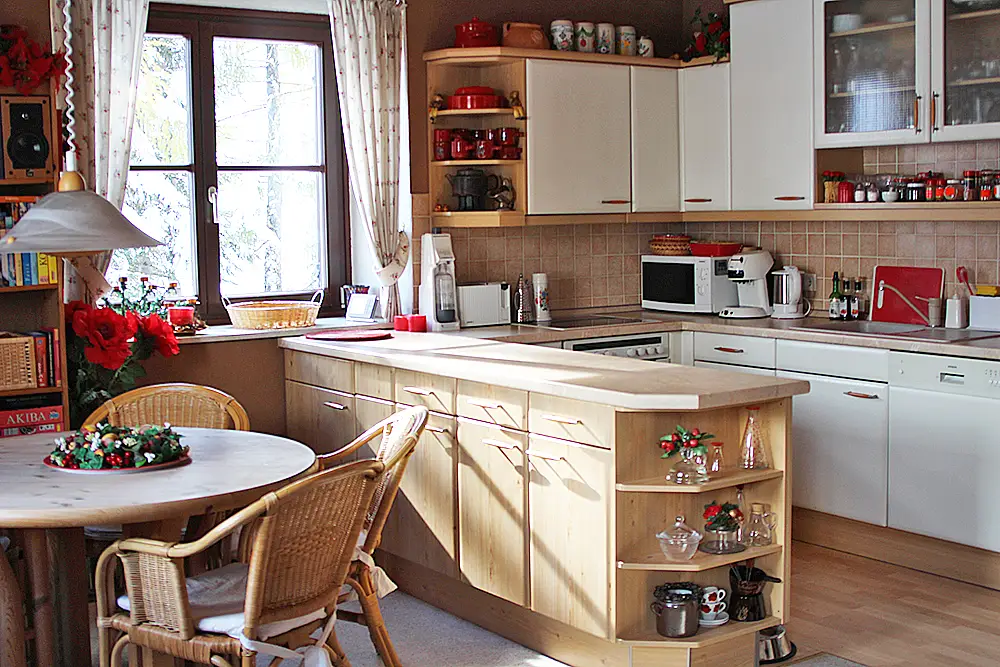 Ferienwohnung Kreuzkogel - grosse Küche
